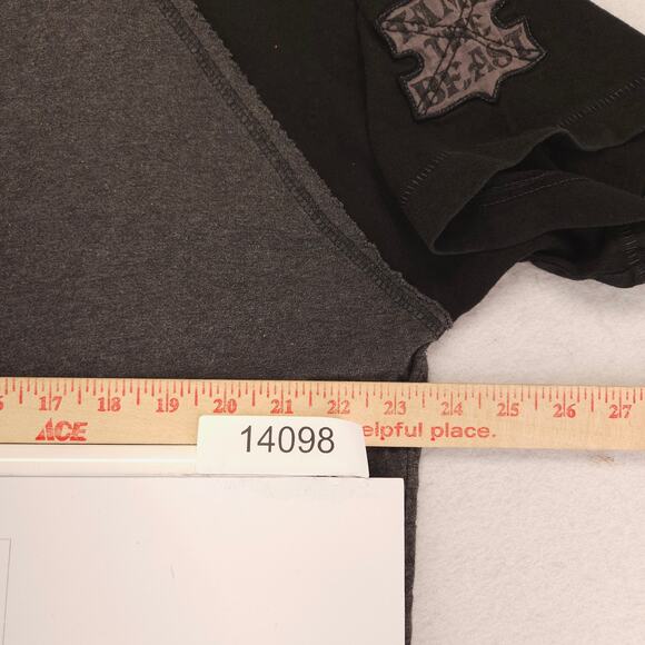 Harley Davidson Casual Button Collar Short Sleeve Shirt Mens Size XL Gray Black - Picture 7 of 10